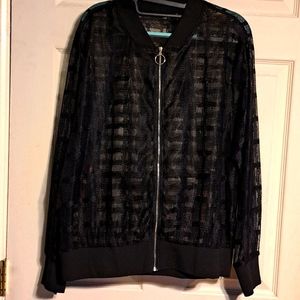 Bomber Jacket Black Size 1XL like NEW never worn